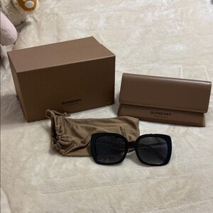Burberry Black Square Sunglasses